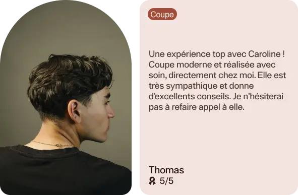 Avis client Homme carolineD